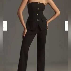 Maeve Anthropologie Black jumpsuit XS